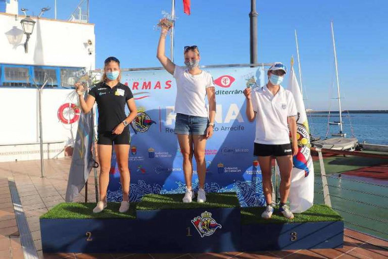 Read more about the article Érdi Mária ezüstérmes lett Lanzarotén