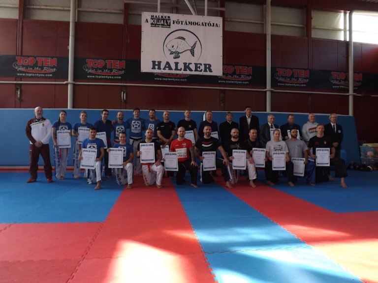 Read more about the article Korábbi legendák és mostani világbajnokok a kick-box dan vizsgán
