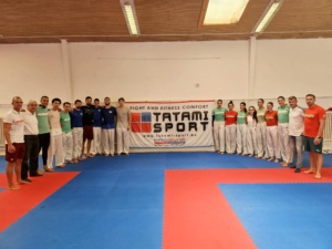 Megkezdte a szervezett felkészülést az őszi budapesti karate vb-re a kumite válogatott