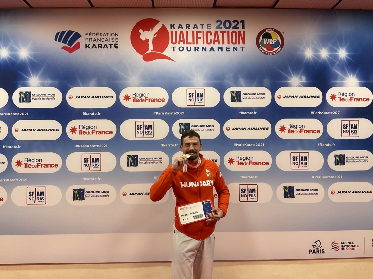 Read more about the article Olimpiai résztvevő a karatés Hárspataki Gábor!