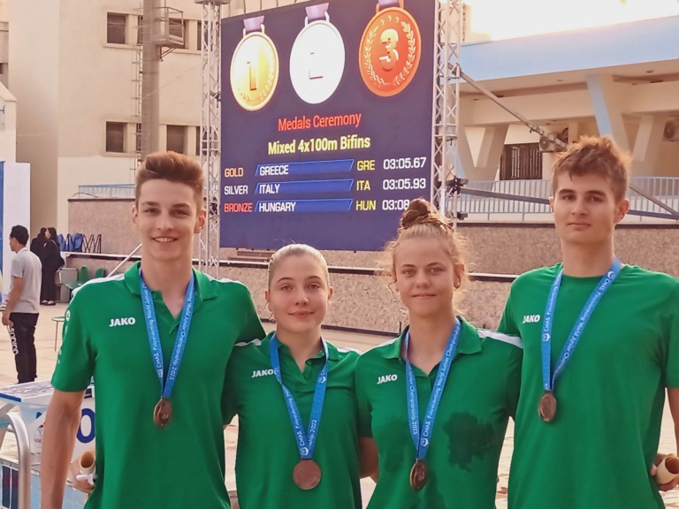 Read more about the article Junior uszonyosúszó-vb: Három magyar bronz eddig…