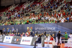 Hárspataki Gábor döntős a budapesti karate vb-n