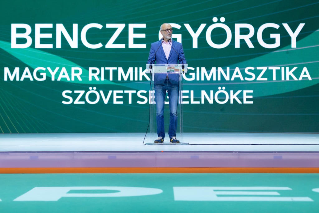 Read more about the article Ritmikus gimnasztika Eb – A szövetség elnöke szerint a közös sikerbe mindenki beletette a munkáját